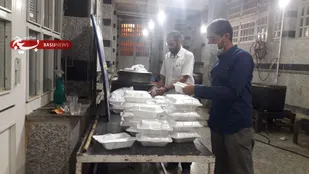 طبخ و توزیع ۱۵۰ پرس غذای گرم در روستای ابرسج شاهرود