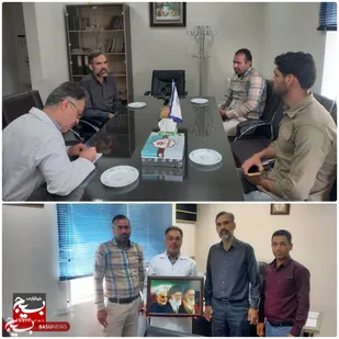 دیدار مسئولین بسیج جامعه پزشکی شاهرود با سرپرست پلی کلینیک تخصصی شهید بیاری