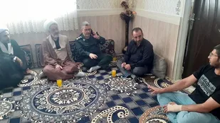 عیادت مسئول نمایندگی ولی فقیه در سپاه سید الشهدا از بسیجی مجروح آمر به معروف