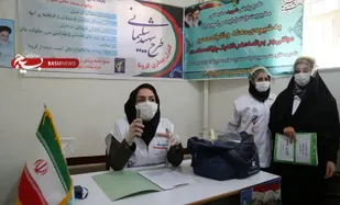 همت بانوان جهادی علیه کرونا با طرح شهید سپهبد سلیمانی + عکس