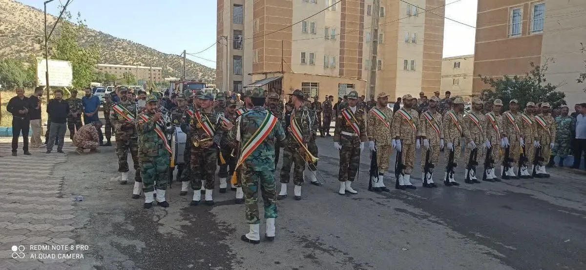 مراسم بدرقه باشکوه شهید «ابوالفضل گودرزی» در مریوان برگزار شد