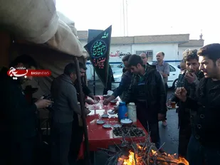 برپایی موکب گروه پدافندهوایی 10محرم در ورودی شاهرود