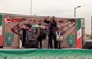 نمایشگاه یاد یاران در میدان شهدای هفتم تیر