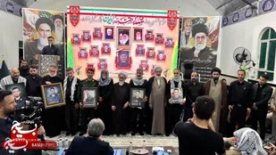 مراسم چهلم شهدای اقتدار ایران اسلامی در اهواز برگزار شد