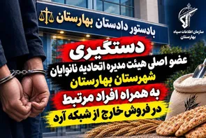 ضربه اطلاعات سپاه به شبکه فروش آرد یارانه‌ای در بهارستان؛ عضو اتحادیه نانوایان بازداشت شد