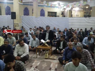 مراسم معنوی مناجات شعبانیه در شهر کیان