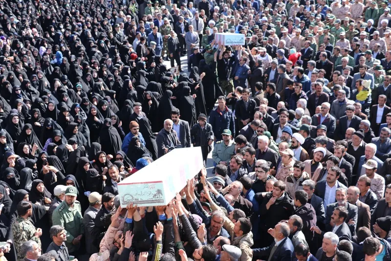 تقدیر از حضور باشکوه مردم چهارمحال و بختیاری در تشییع شهدای گمنام