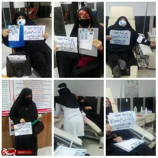 کمک طلاب خواهر بسیجی شاهرود به نیازمندان در هفته بسیج+ تصاویر