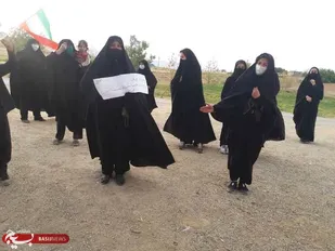 اجرای همایش پیاده روی بانوان بسیجی در سودجان