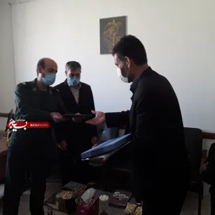 تقدیر از مسئول کانون بسیج مهندسین عمران و معماری شهرستان فریدن؛