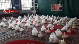 تهیه و توزیع ۱۰۰ بسته معیشتی در روستای ابرسج شاهرود+ تصاویر