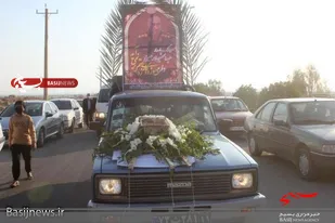 تشییع باشکوه سرهنگ پاسدار عبدالحسین محمدحسینی مدیر بسیج سازندگی سپاه امام علی (ع) تنگستان