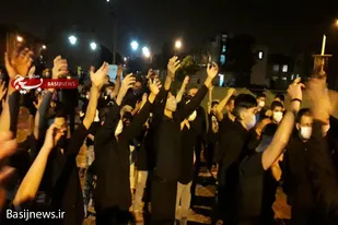 برگزاری مراسم عزاداری محرم توسط پایگاه انصارالمهدی (عج) همدان