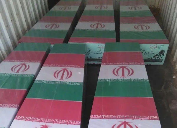 استقبال مردم شهیدپرور همدان از پیکر مطهر ۷‌ شهید دفاع مقدس