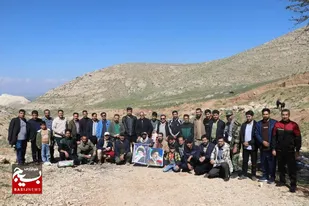 کوهپیمایی کارکنان سپاه ناحیه و آموزش و پرورش کبودراهنگ