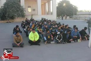 ۴۰۰ دانش آموز پسر شهرستان بوشهر به مناطق عملیاتی جنوب کشور اعزام شدند