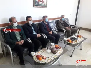 دیدار سرپرست شبکه بهداشت و درمان شهرستان دهاقان با فرمانده ناحیه مقاومت بسیج