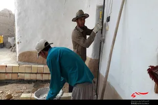 ساخت و تعمیر خانه&zwnj;های نیازمندان توسط گروه&zwnj;های جهادی  در رزن