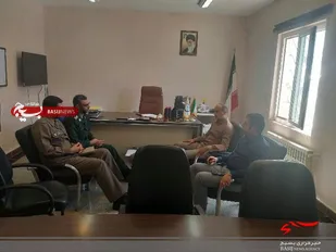 برگزاری جلسه هماهنگی تخصصی فرماندهی و مسئول بسیج سازندگی سپاه ناحیه فراهان و رئیس اداره آبفای فراهان