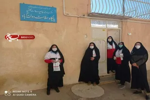 خواهران بسیجی دهاقانی پای کار سلامت