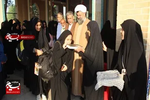 اردوی راهیان نور خواهران دانش آموز شهرستان دشتی آغاز شد+عکس
