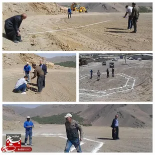 آغاز کار احداث یادمان شهداء گمنام در تپه نورالشهداء
