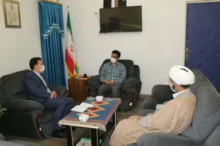 نشست رئیس زندان شاهرود با رئیس اداره فرهنگ و ارشاد اسلامی شهرستان