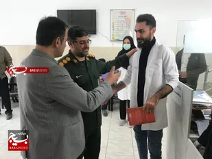 قدردانی فرمانده سپاه آمل از کادر درمانی