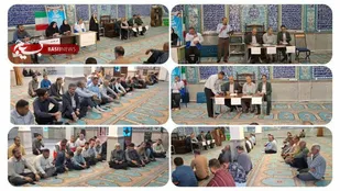 مسئولان پای کار مردم؛ میز خدمت هفته دولت در مسجد سیدالشهداء دزپارت برپا شد