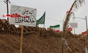 یادمان دفاع مقدس در جوار مزار شهید گمنام پردیسان
