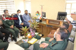 دیدار پاسداران با کارکنان دستگاه قضا در کوهرنگ