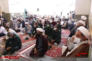 تجمع بزرگ حوزویان کاشمر در محکومیت اخیر جنایات استکبار