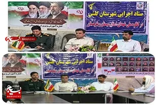 برگزاری جلسه هماهنگی برنامه های کنگره ملی شهدای سیستان و بلوچستان در شهرستان گلشن