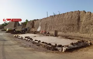 آغاز مرمت برج و باروی تاریخی بسطام