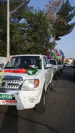برگزاری کاروان ماشینی در آران و بیدگل