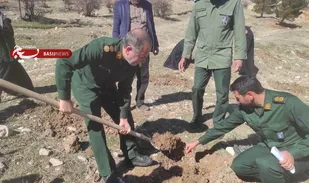 دو هزار اصله درخت در مناطق عشایری کهگیلویه و بویراحمد غرس شد