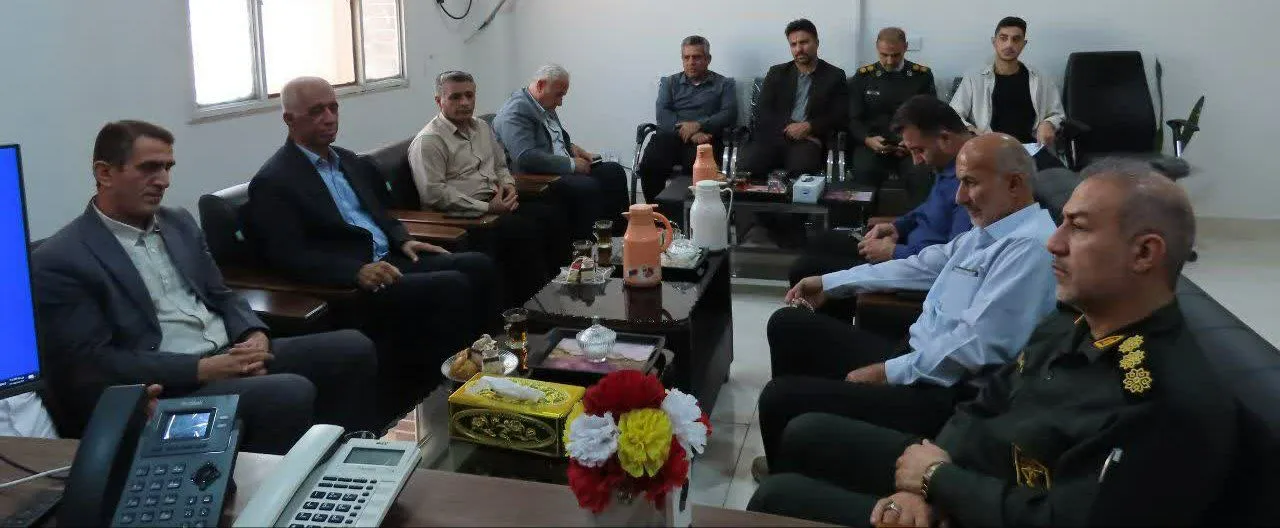 دیدار با فرمانده ناحیه مقاومت بسیج باغملک 