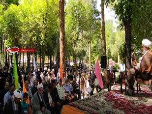اجتماع بزرگ امام رضایی ها در دهاقان