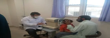 ویزیت تخصصی  چشم 300 بیمار در خاش