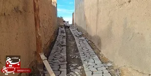 روستای گردشگری قلعه&zwnj;بالا در شاهرود سنگ&zwnj;فرش می&zwnj;شود
