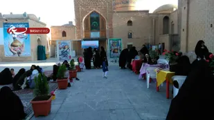 جشن میلاد حضرت فاطمه معصومه (س) و روز دختر در صحن امامزاده محمد (ع) بسطام + تصاویر