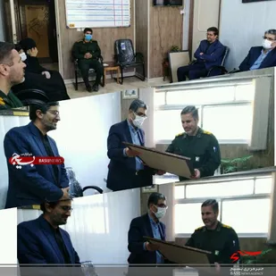 حضور مدیریت آموزش و پرورش شهرستان خمینی شهر در سپاه خمینی شهر