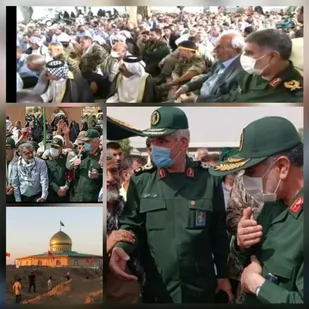 مراسم گرامیداشت شهدای تیپ سیدالشهدا علیه السلام برگزار شد