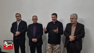 دیدار مسئولان کهگیلویه و بویراحمد با رزمندگان و مرزبانان تیپ ۴۸ فتح در مناطق مرزی جنوب کشور