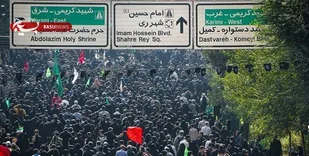 مراسم پیاده روی جاماندگان اربعین  در کمال امنیت و آرامش در شهرری برگزار شد