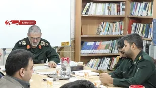 بازدید فرماندهی سپاه حضرت ولیعصر (عج) خوزستان از محل سازمان بسیج مهندسین عمران و معماری خوزستان