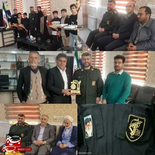 دیدار مردم و مسئولین و بزرگان شهرستان ایذه با فرمانده و پایوران به مناسبت روز پاسدار