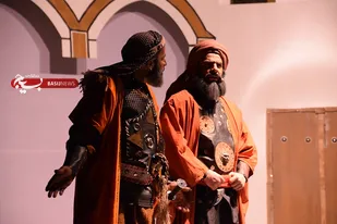 روضه شهادت حضرت زهرا (س) با زبان هنر در تئاتر &laquo;بهشت در آتش&raquo;