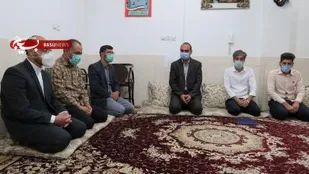 سرکشی از خانواده شهید مدافع امنیت در نقنه