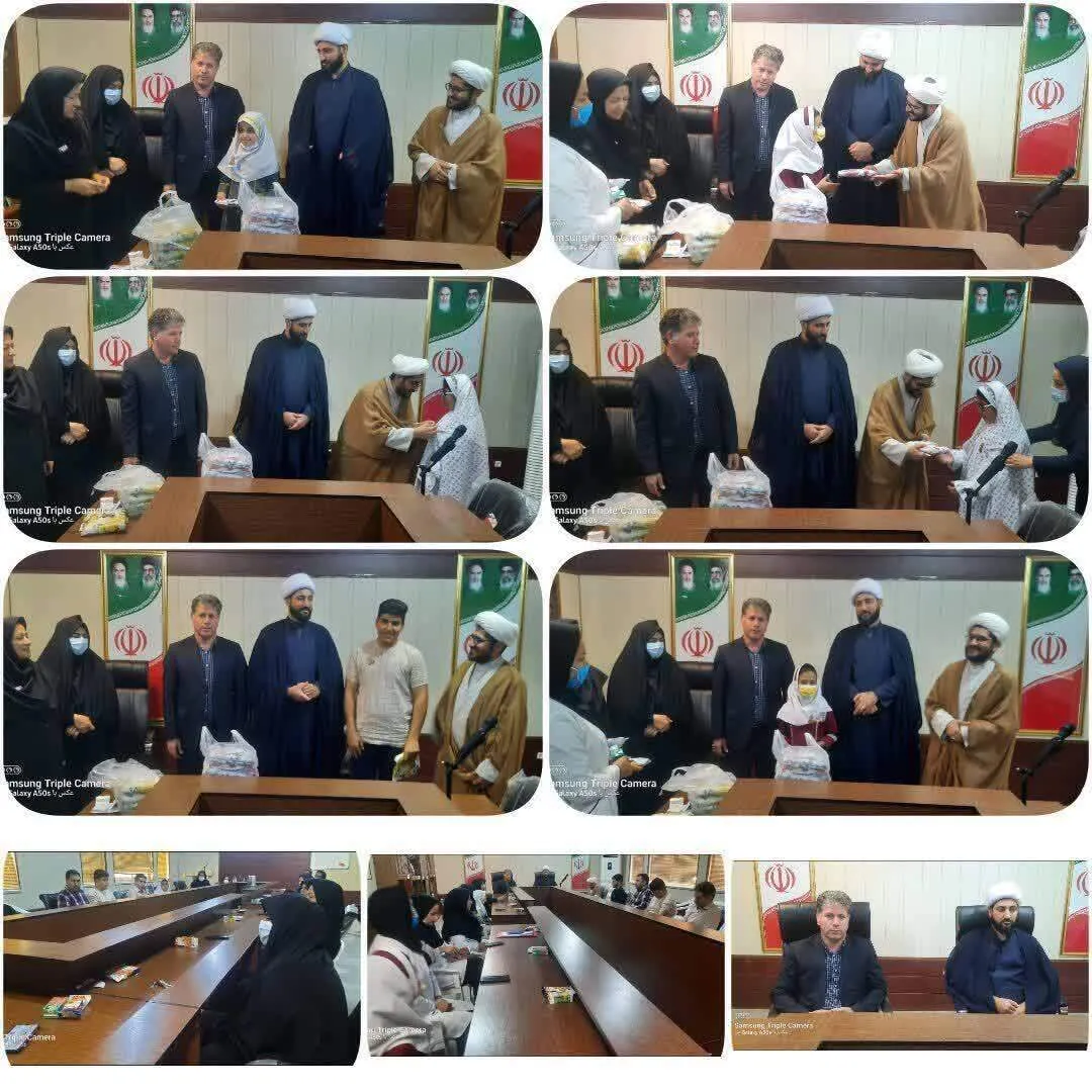 تجلیل از فرزندان روزه اولی کارمندان بیمارستان شهدای دهلران